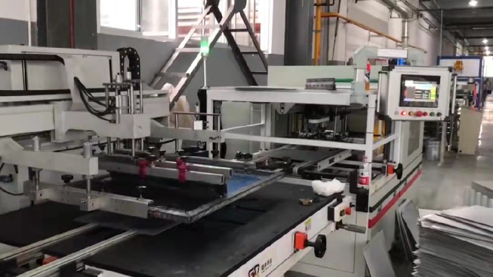 铝板全自动丝印机视频（请点击往下看）